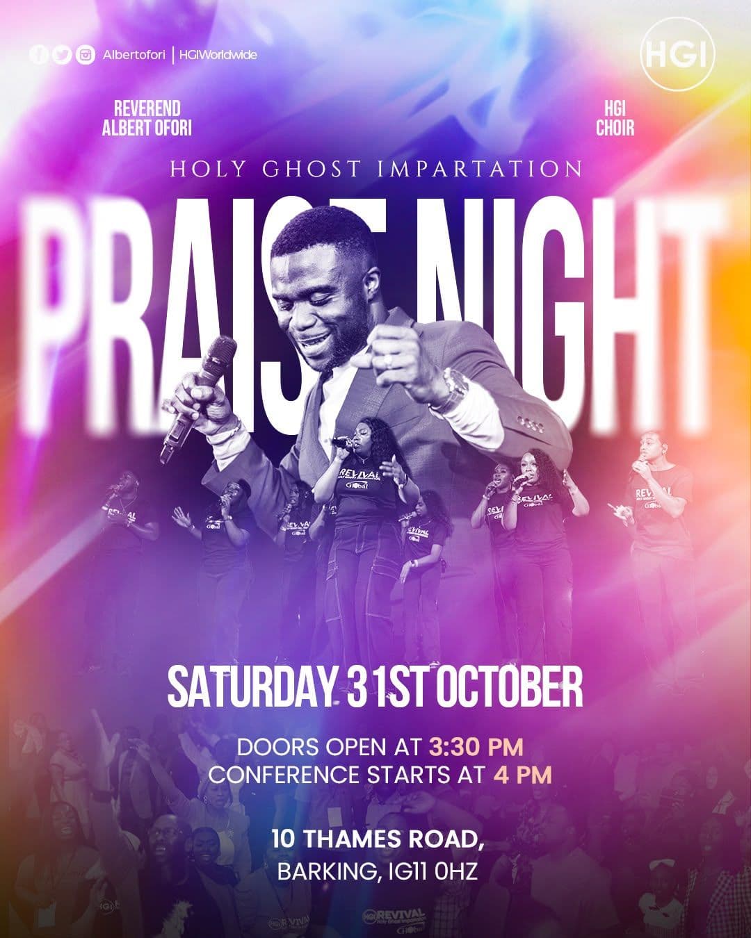 Holy Ghost Impartation Praise Night